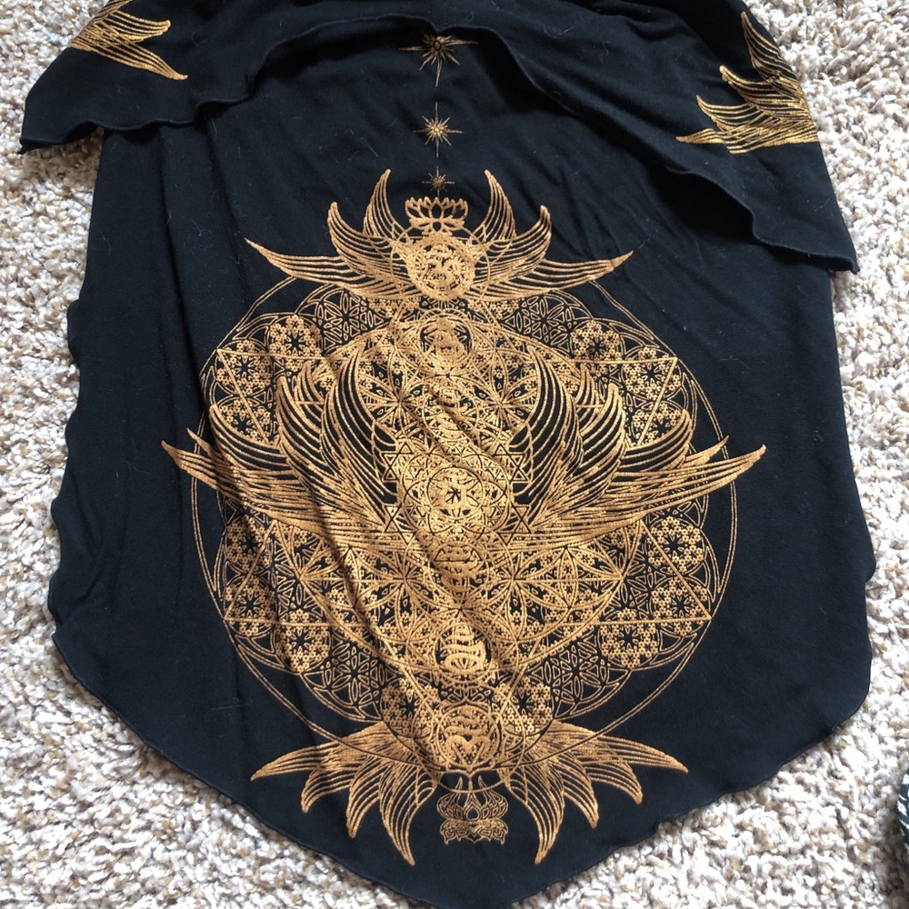 Sacred geometry shirt/skirt